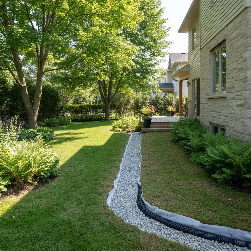 Professional Drainage service by Elite Landscaping Fredericton in Fredericton